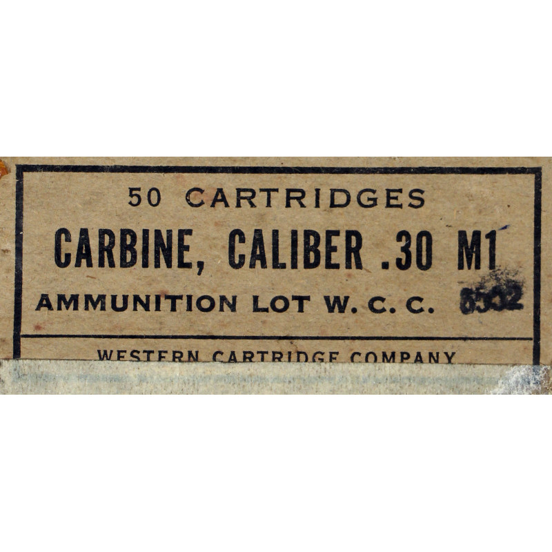 Box, Cartridge, Caliber .30 M1, WESTERN CARTRIDGE COMPANY
