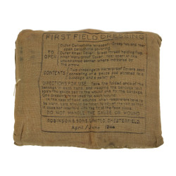 First Field Dressing, British, ROBINSON & SONS, LIMITED, 1944