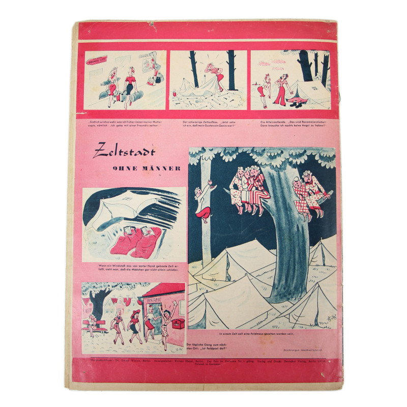 Magazine, Erika, No. 30, July 1940, Gebirgsjäger, Narvik