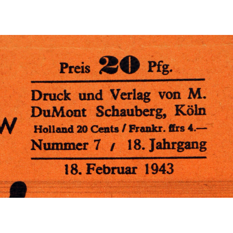 Magazine, Kölnische Illustrierte Zeitung, 18 février 1943