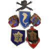 Insignias, Lot, 2e Division Blindée, French Forces, DRAGO
