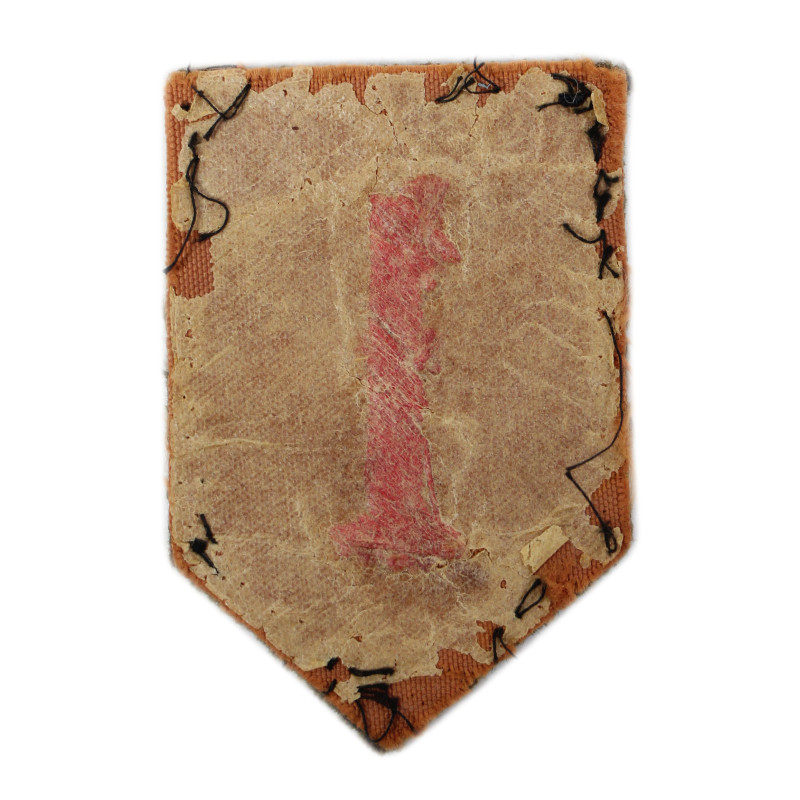 Insigne, 1st Infantry Division, fabrication précoce