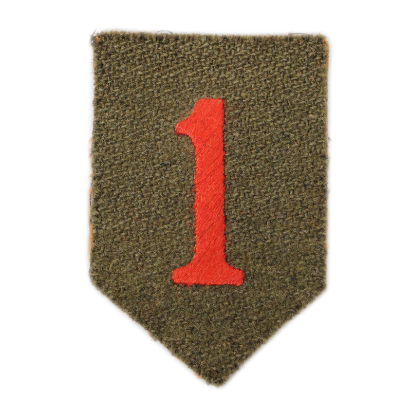 Insigne, 1st Infantry Division, fabrication précoce