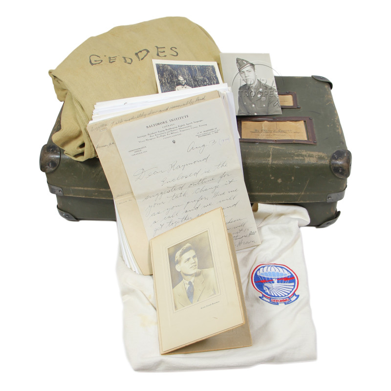 Grouping, T/4 Ray Geddes, 501st PIR, 101st Airborne Division, WIA, Normandie