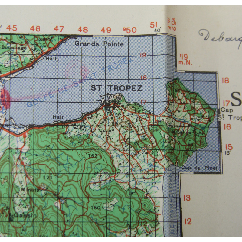 Porte-cartes M-1938, Lt. Paul Trenque, 1ère DFL, Provence & Alsace, 1944
