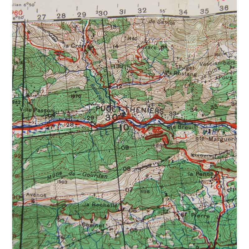 Porte-cartes M-1938, Lt. Paul Trenque, 1ère DFL, Provence & Alsace, 1944