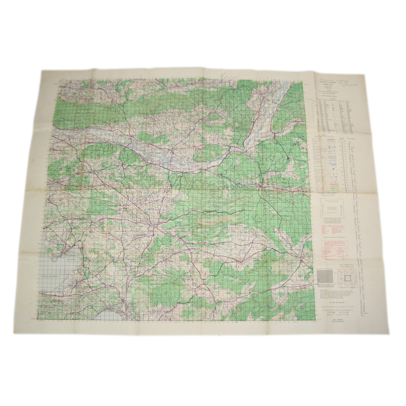 Case, Canvas, Dispatch, M-1938, Lt. Paul Trenque, 1ère DFL, Provence & Alsace, 1944