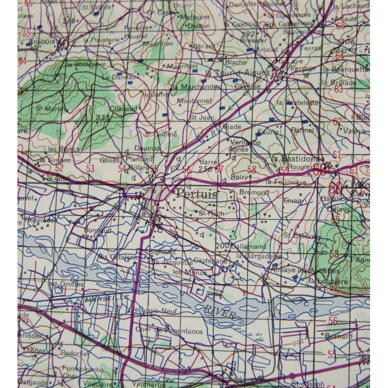 Case, Canvas, Dispatch, M-1938, Lt. Paul Trenque, 1ère DFL, Provence & Alsace, 1944