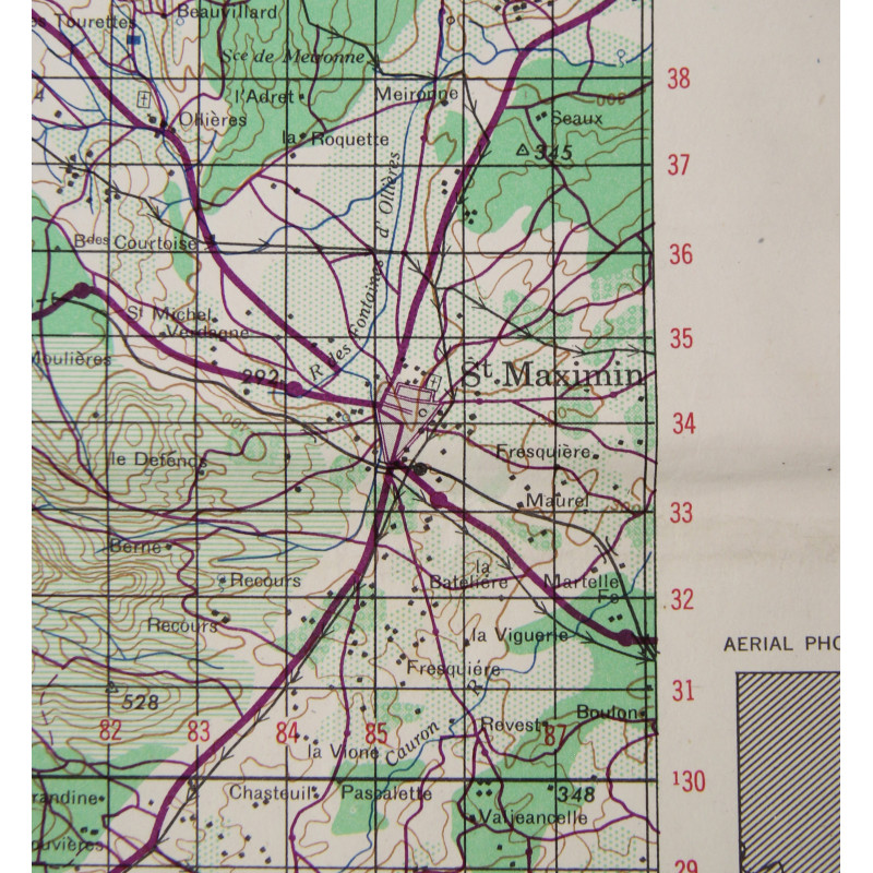 Porte-cartes M-1938, Lt. Paul Trenque, 1ère DFL, Provence & Alsace, 1944