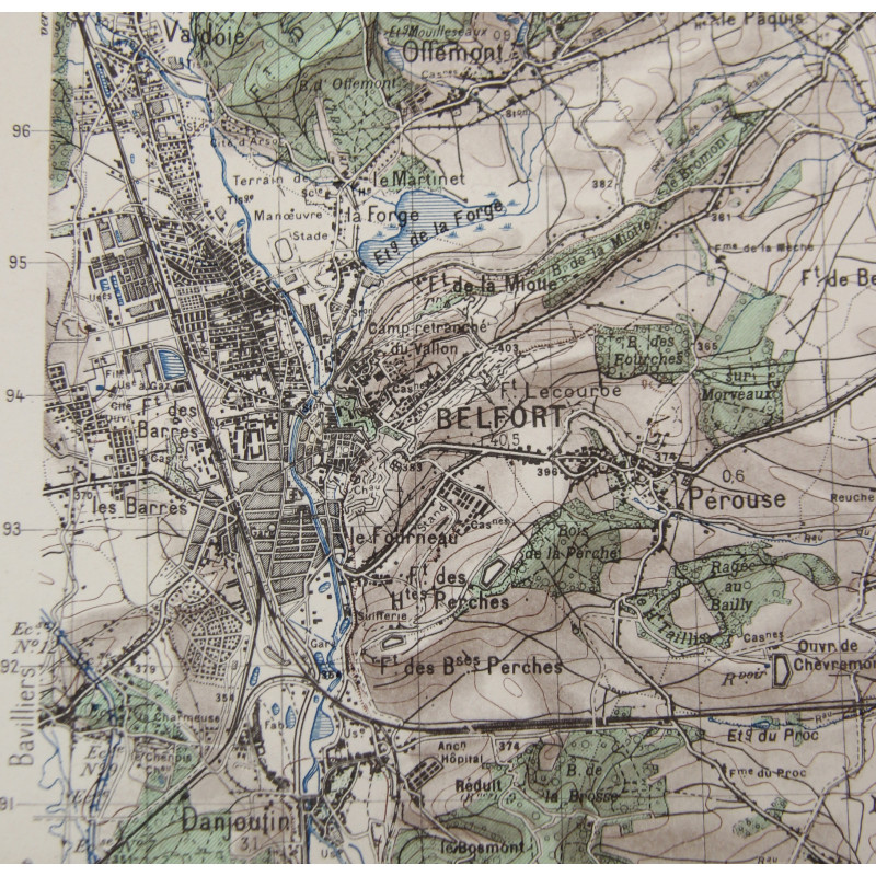 Case, Canvas, Dispatch, M-1938, Lt. Paul Trenque, 1ère DFL, Provence & Alsace, 1944