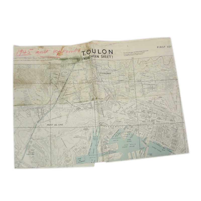 Porte-cartes M-1938, Lt. Paul Trenque, 1ère DFL, Provence & Alsace, 1944