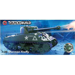 Maquette, Airfix Quickbuilding, Sherman Firely