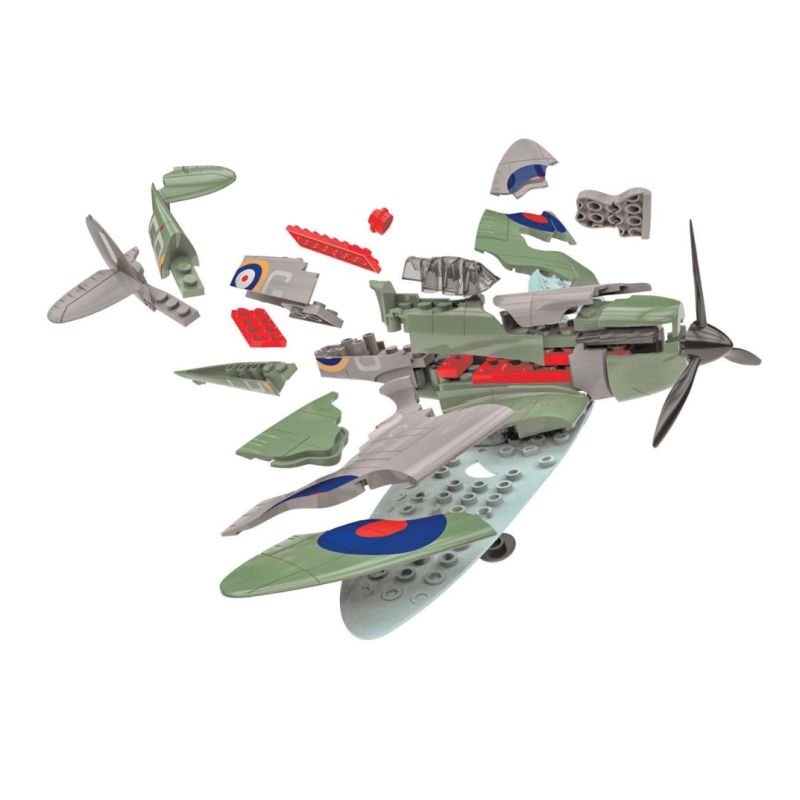 Maquette, Airfix Quickbuilding, Spitfire D-Day