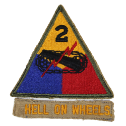 Insigne, 2nd Armored Division, Tab Hell on Wheels