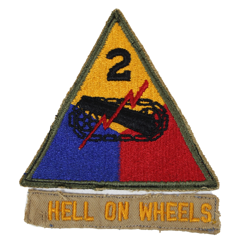 Patch, 2nd Armored Division, Tab Hell on Wheels