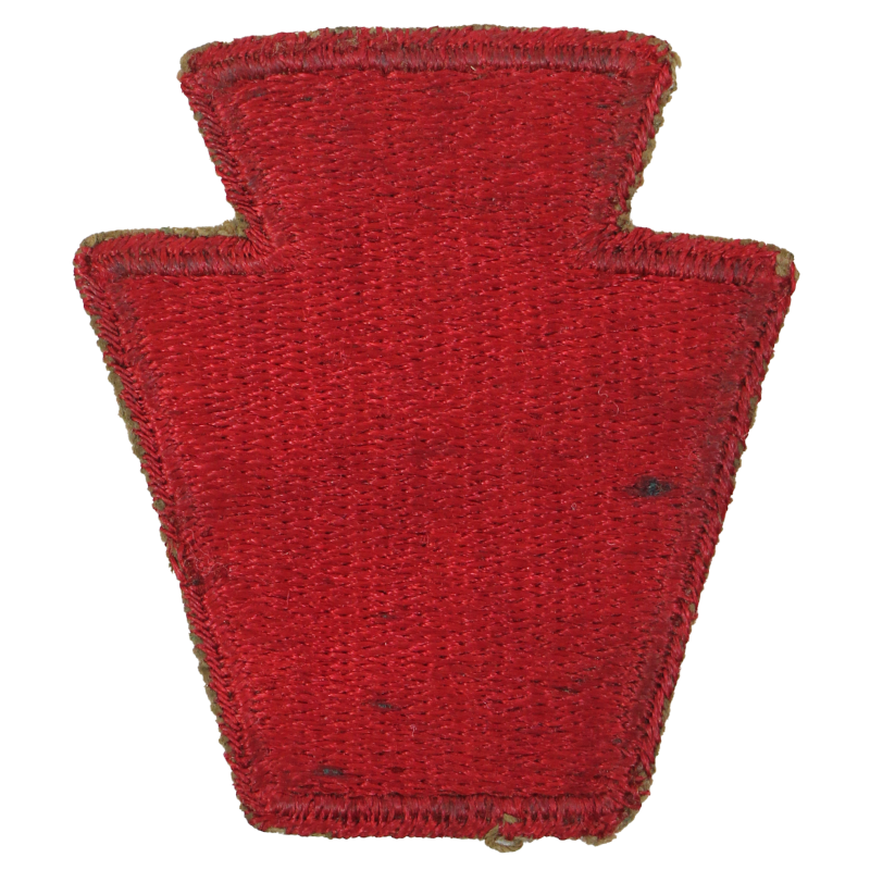 Insigne, 28th Infantry Division, dos vert, 1943