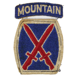 Insigne, 10th Mountain Division, Italie