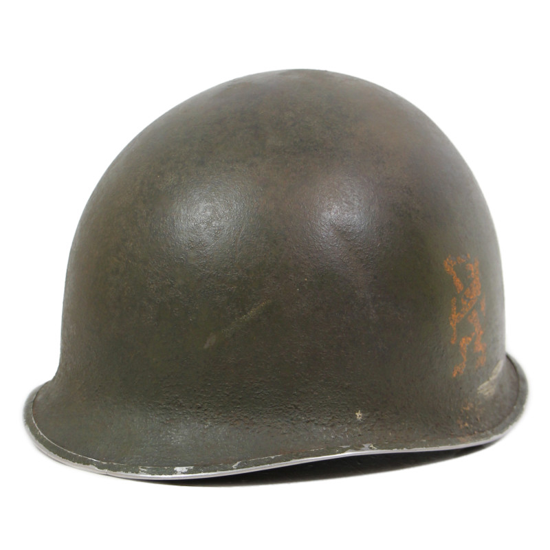 Casque M1, pattes fixes, liner MSA, "Dutch Shock Troops"