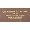 Case, Navigation, Dead Reckoning, Type A-4, Aircrew, USAAF, 1942