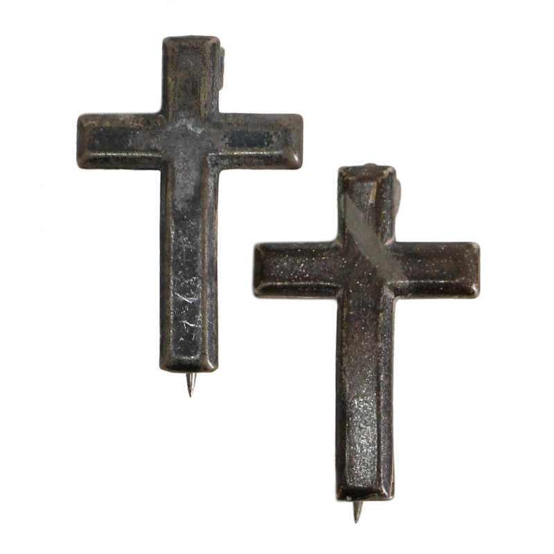 Insignes de col d'aumônier chrétien, Chaplain, GEMSCO, à épingle