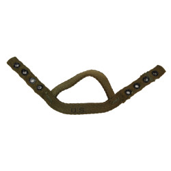 Mentonnière en toile, US Army, casque de parachutiste