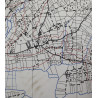 Map, Allied, SAINT-SAUVEUR-LE-VICOMTE, Normandy, 1943