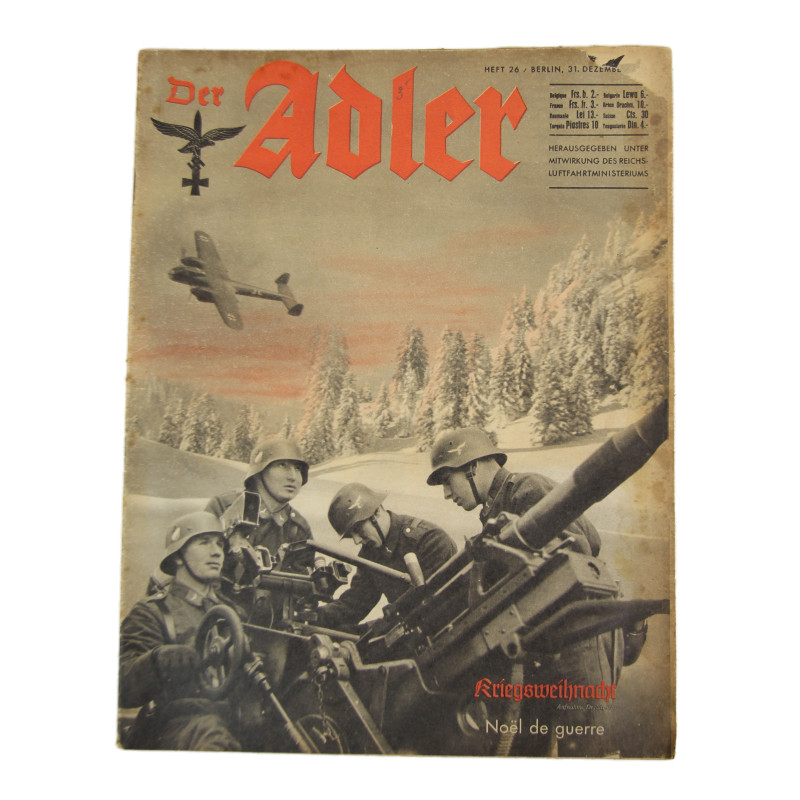 Magazine, Der Adler, 31 décembre 1940, édition bilingue