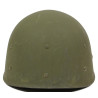 Casque M1, pattes fixes, liner MSA, 34th Infantry Division, matricule partiel