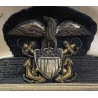 Casquette officier supérieur, US Navy, blanche, B. PASQUALE CO., Cpt. Robert Kinneman, Medical Department