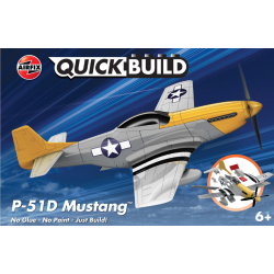 Model, Airfix Quickbuilding,  P-51D Mustang Yellow nose