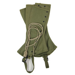 Guêtres en toile, US Army, OD 7, 2R, TWEEDIE FOOTWEAR CORPORATION 1943