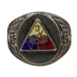Bague, US Army, 3rd Armored Division, Sterling