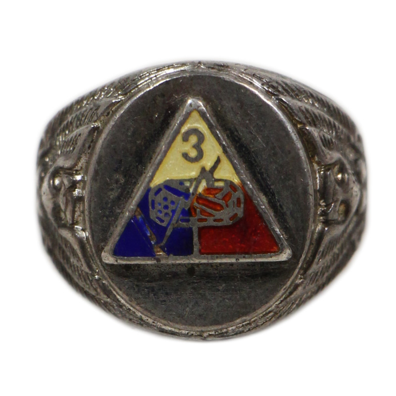 Bague, US Army, 3rd Armored Division, Sterling
