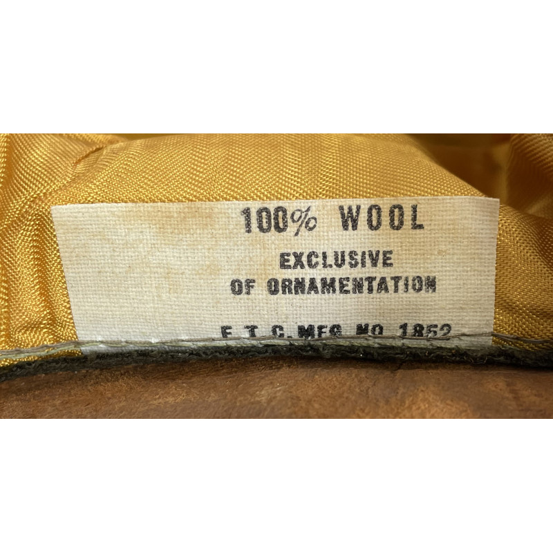 Calot officier, chocolat, taille 55