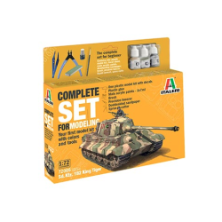 Kit de démarrage, Italeri, Sd. Kfz. 182 King Tiger Tank 1:72
