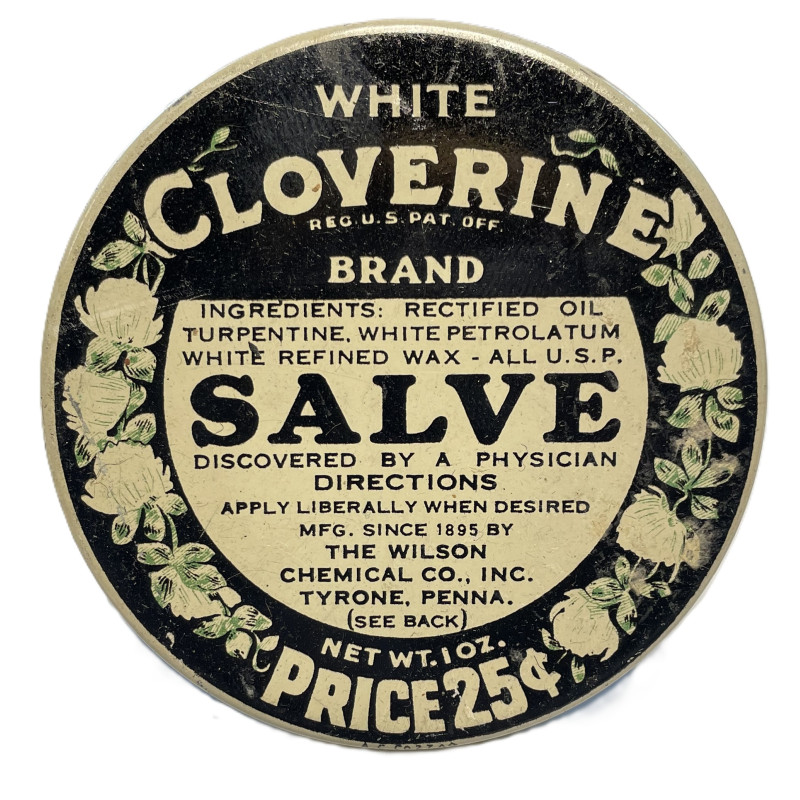 Can, Burn Injury, Ointment, White Cloverine SALVE