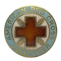 Insigne, American Red Cross Volunteer, Canteen Corps, Sterling