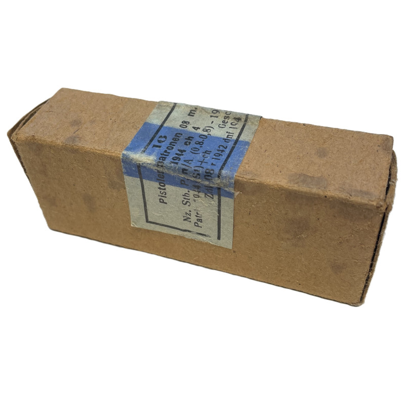 Box, Cartridge, Pistol, German, 9mm, 1944