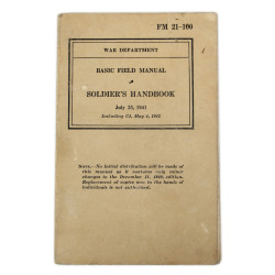 Manuel de campagne, FM 21-100, Soldier's Handbook, 1941-1942