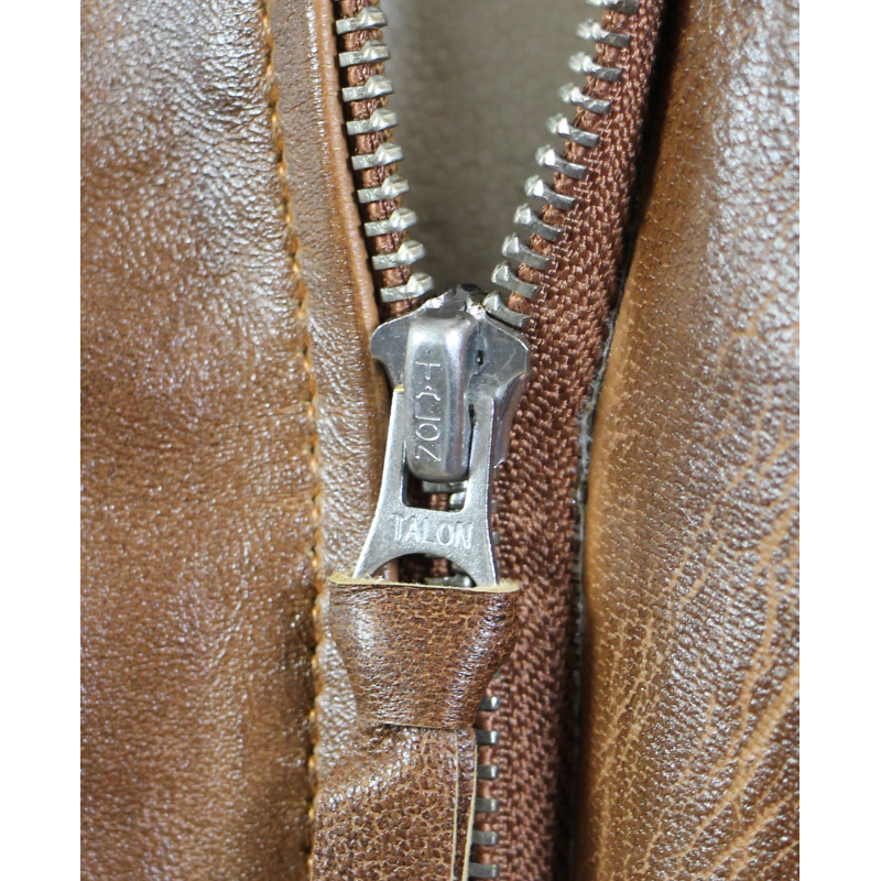 Blouson A-2, cuir d'agneau, luxe, BRONCO Mfg. Co.