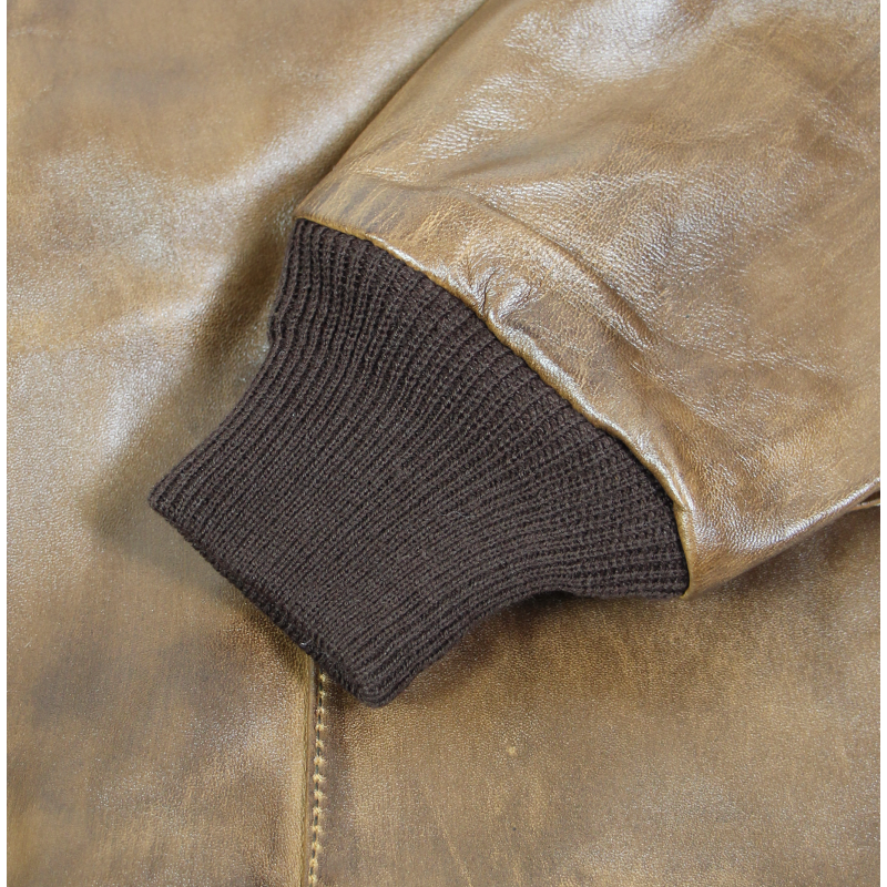 Jacket A-2, Capeskin Leather, Luxe, BRONCO Mfg. Co.