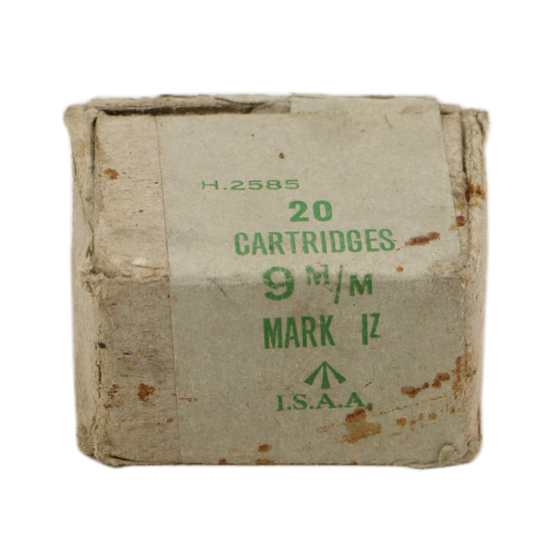 Boîte de cartouches, 9 mm Mk Iz, britannique