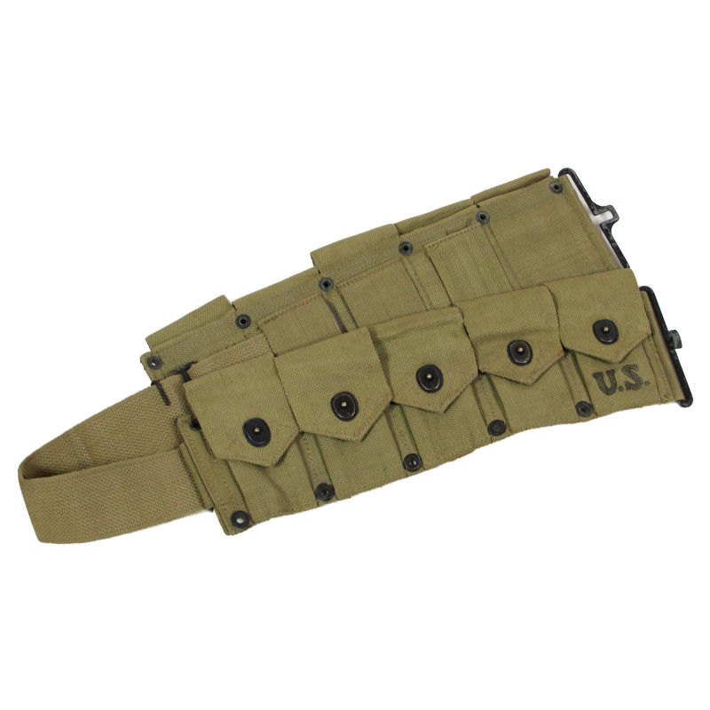 Belt, Cartridge, M1 Rifle, ASSEMBLED BY R.M. CO. 1943