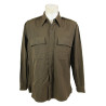 Shirt, Wool, Elastique, Officer's, Chocolate