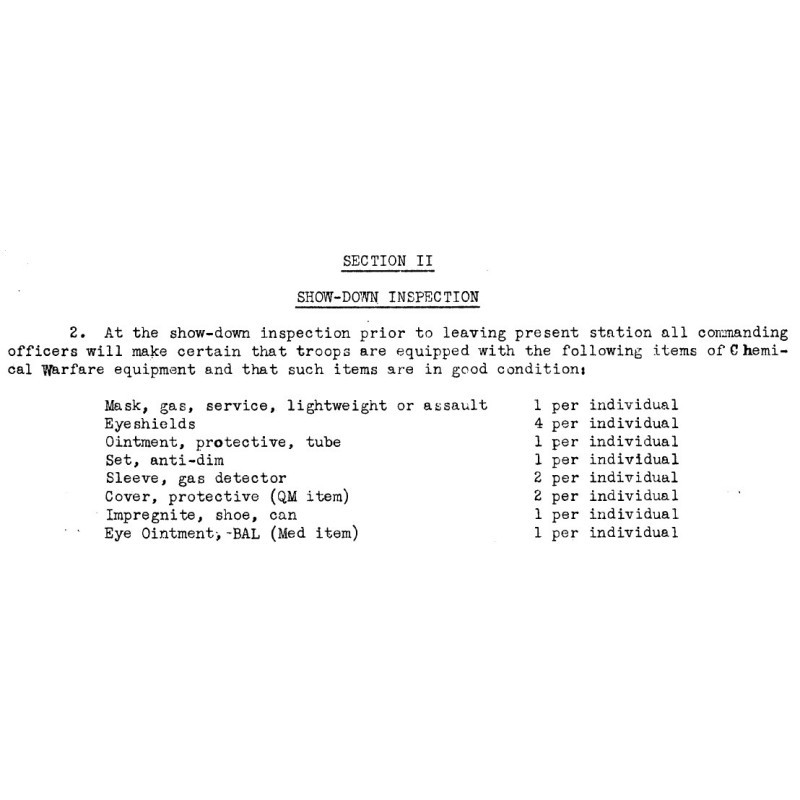 Cover, Protective, Individual, US Army, 5 December1944