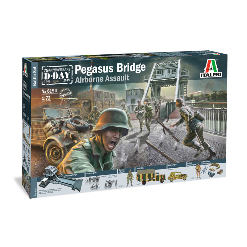 Diorama, Pegasus Bridge Assault, Italeri 1:72