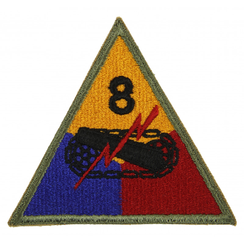 Insigne 8e division blindée US