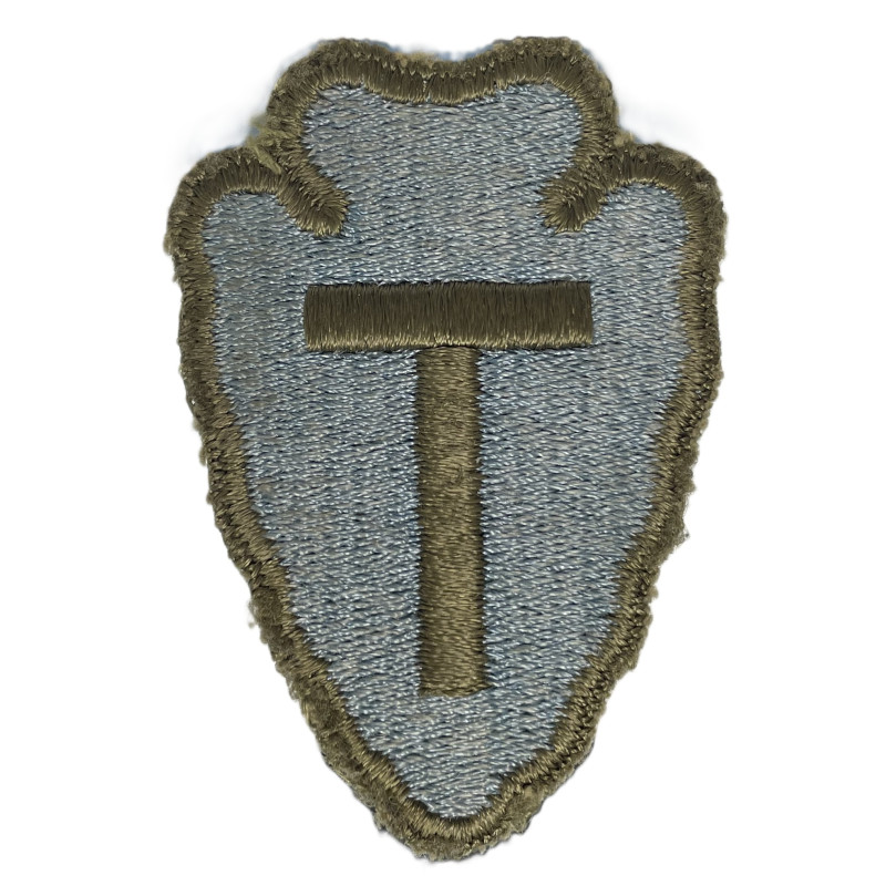 Insigne, 36th Infantry Division, dos et bord verts, 1943