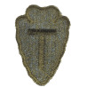 Insigne, 36th Infantry Division, dos et bord verts, 1943