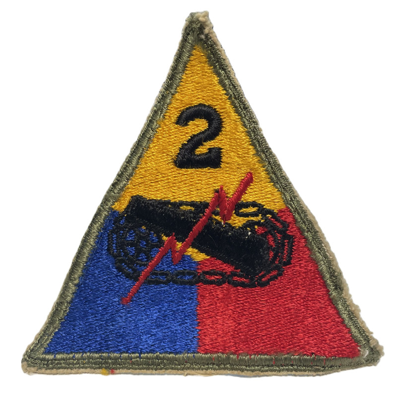 Insigne, 2nd Armored Division, Omaha Beach, Carentan, Ardennes